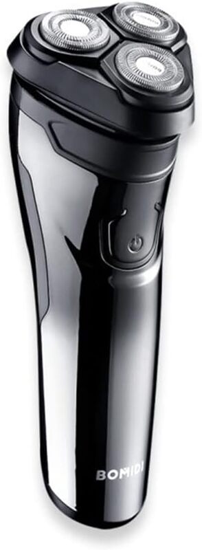 Bomidi M3 Electric Shaver 3D Rotating Razors Beard Trimmer 600mAh Long Battery USB TypeC Rechargeable Hair Shaver Black